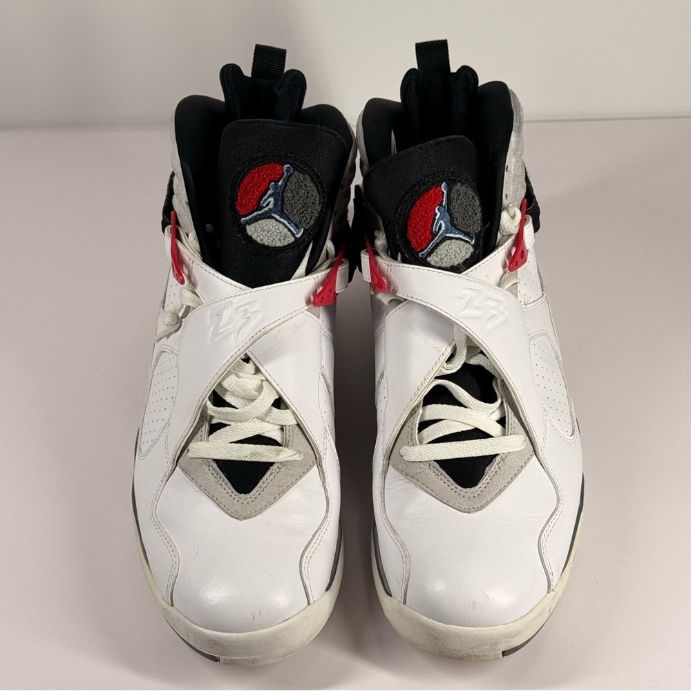 Air Jordan 8 Retro Bugs Bunny White Black True Red Men's Size 12 - 305381-103 - Picture 11 of 15